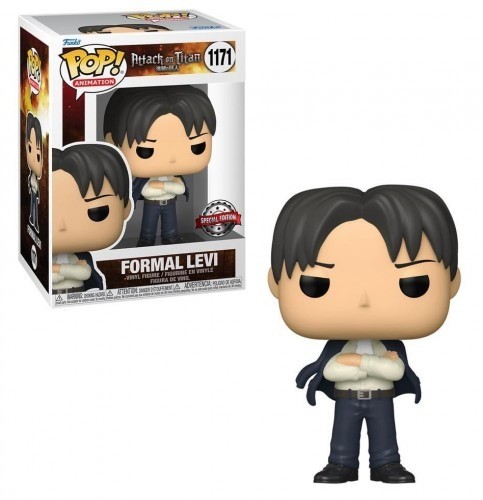 Boneco Funko pop Attack on Titan Formal Levi 1171