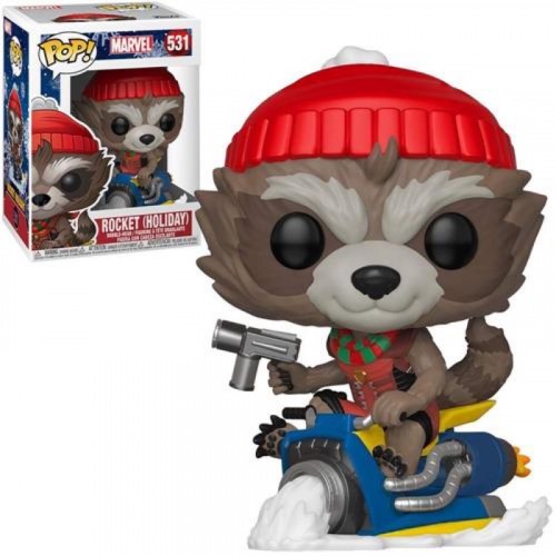 Funko Pop Marvel Rocket (Holiday) 531