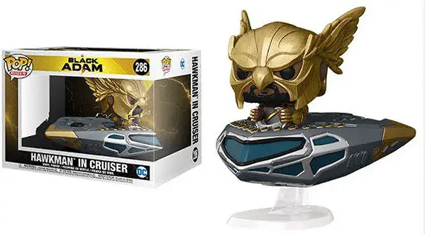 Funko Pop Black Adam Hawkan in Cruiser 286
