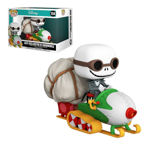 Funko Pop Disney Nightmare Before Christmas Jack Skellington in Snowmobile 104