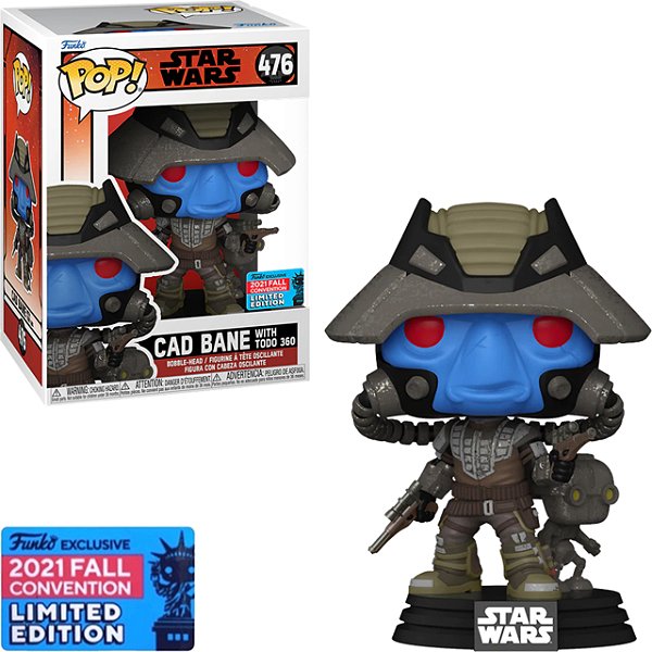 Funko Pop Star Wars Cad Bane With Todo 360 NYCC 2021 476