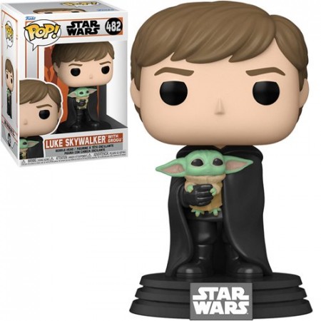 Funko Pop Star Wars Luke Skywalker with Grogu 482