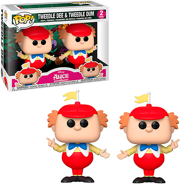 Funko Pop Disney Alice Tweedle Dee Teedle Dum 2 Pack
