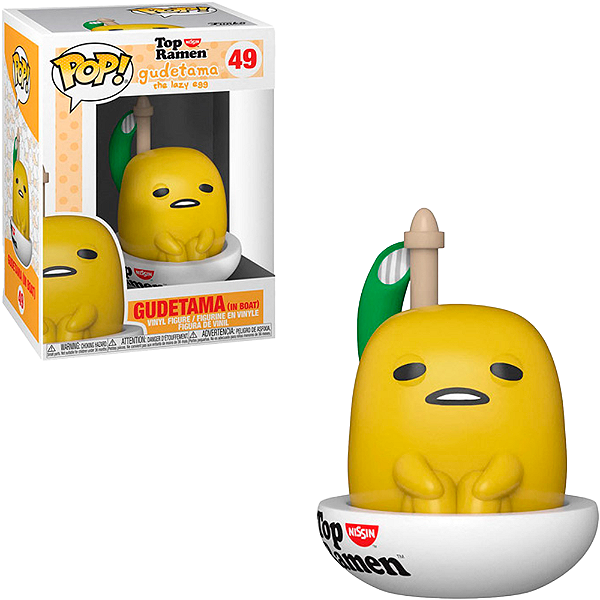 Funko Pop Nissin Top Ramen Gudetama in Boat 49