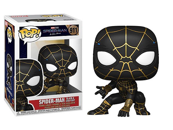 Funko Pop Marvel Spiderman no Way Spiderman Black 911