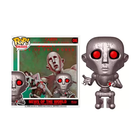 Funko Pop Rocks Covers Albums Queen News Of The World 06