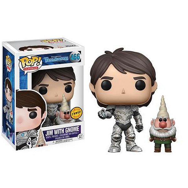 Funko Pop Troll Hunters Jim With Gnome 466 CHASE