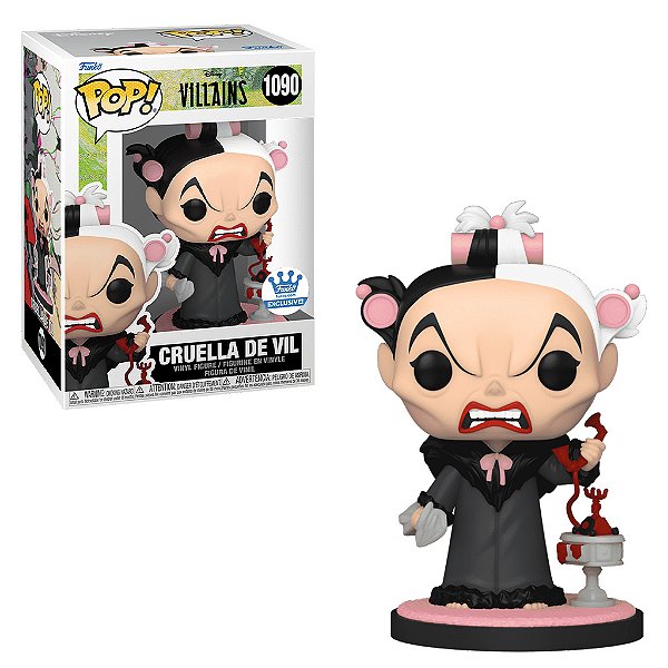 Funko Pop Disney Villains 1001 Dalmatas Cruella De Vil 1090