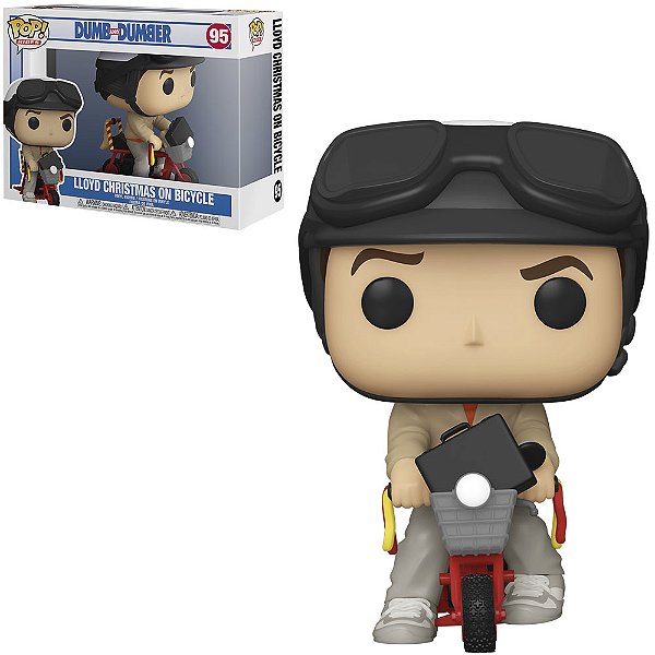 Funko Pop Dumb And Dumber Lloyd Christmas On Bicycle 95