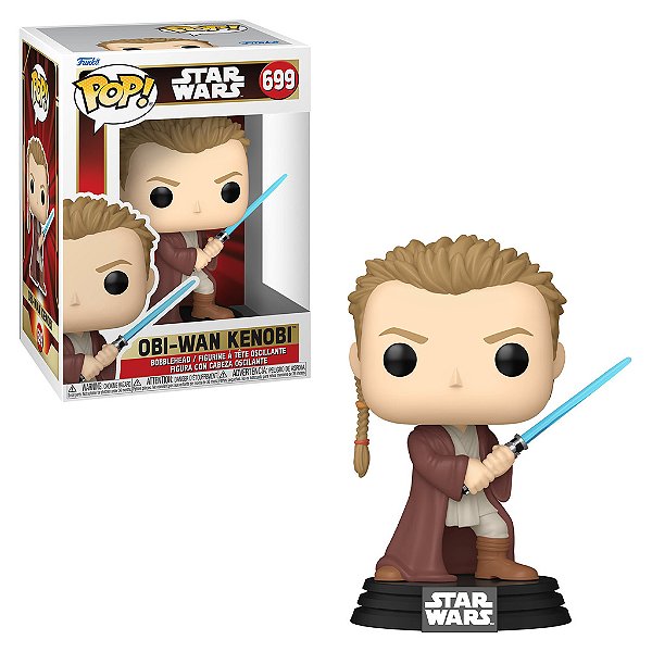 Funko Pop Star Wars Phantom Menace Obi-Wan Kenobi 699