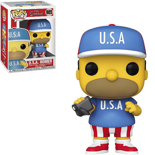 Funko Pop The Simpsons U.S.A  Homer 905