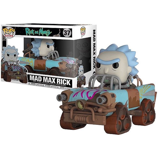 Funko Pop Rick And Morty Rides Mad Max Rick 37