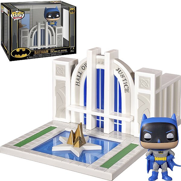 Funko Pop Heroes DC Batman With The Hall Of Justice 09
