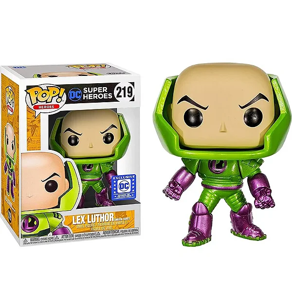 Funko Pop Heroes DC Superman Lex Luthor 219 Exclusive