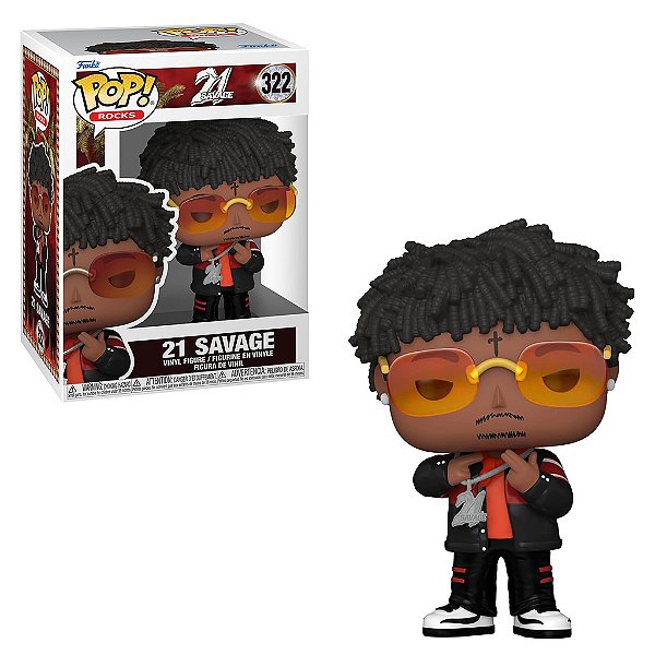 Funko Pop Rocks  21 Savage 322