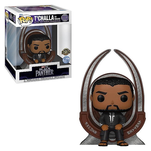 Funko Pop Marvel Black Panther T'challa On Throne 1113