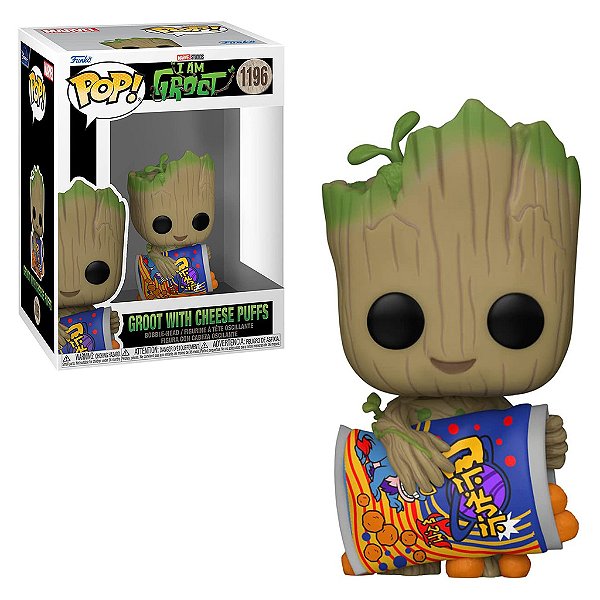 Funko Pop Marvel Guardians Of The Galaxy I Am Groot With Cheese 1196