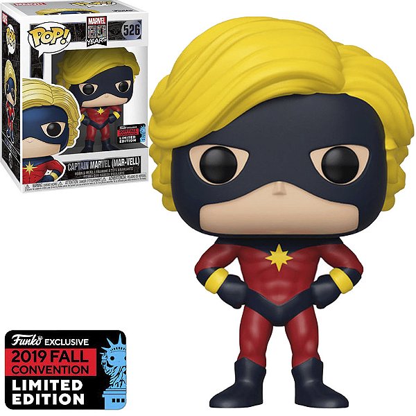 Funko Pop Marvel 80 Years Captain Marvel (MAR-VELL) 526