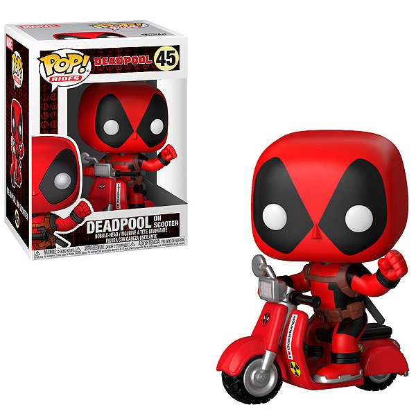 Funko Pop Marvel Deadpool On Scooter 48