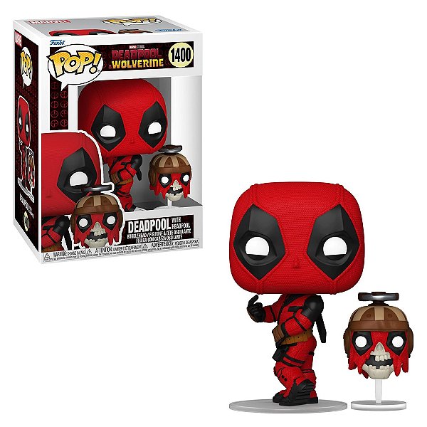 Funko Pop Marvel Deadpool & Wolverine Deadpool With Headpool 1400