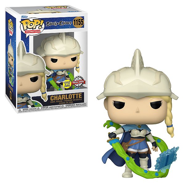 Funko Pop Black Clover Charlotte 1155 (Glows In The Dark)