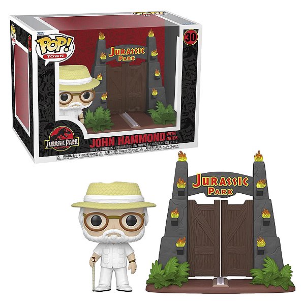 Funko Pop Jurassic Park John Hammond With Gates 30