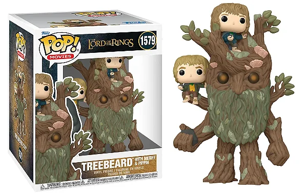 Funko Pop Lord of the Rings Treebeard with Merry & Pippin 1579