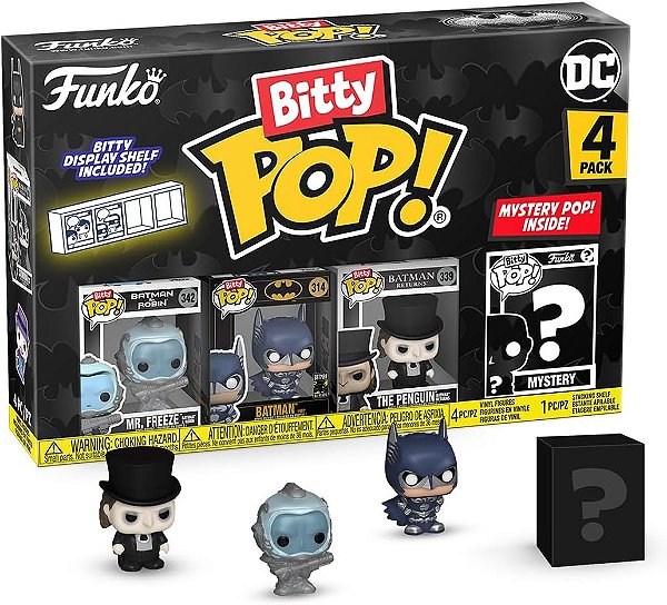 Funko Bitty Pop Dc Batman 85th Mr.Freeze 4Pack