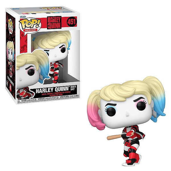 Funko Pop Heroes DC Harley Quinn With Bat 451