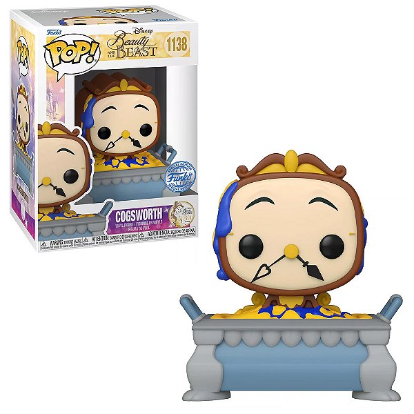 Funko Pop Disney Beauty and The Beast Cogsworth Cobbler Pan 1188