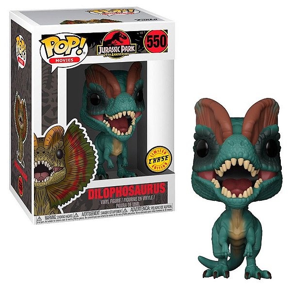Funko Pop Chase Movies Jurassic Park Dilophosaurus 550