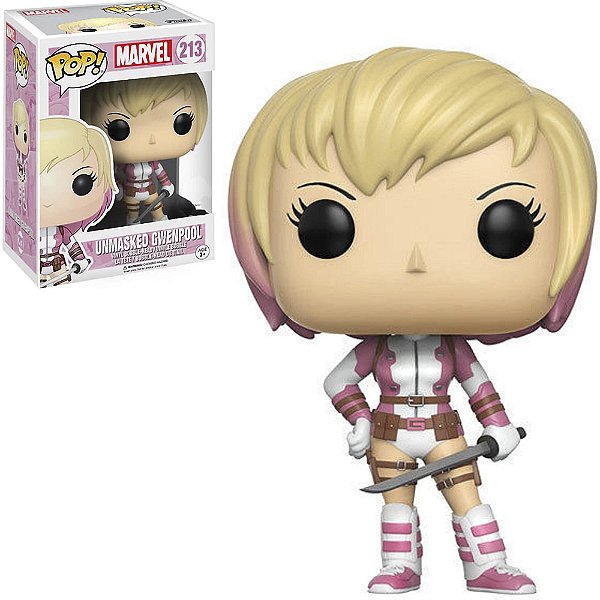 Funko Pop Marvel Unmasked Gwenpool 213