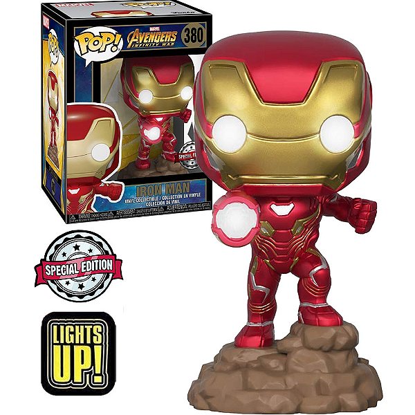 Funko Pop Marvel Iron Man Lights Up 380