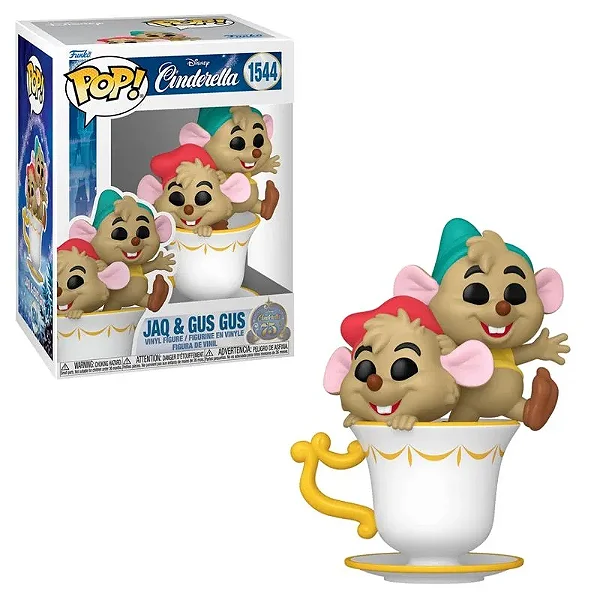Funko Pop Cinderela Jaq & Gus Gus 1544