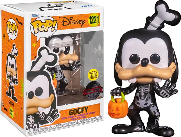 Funko Pop Disney Halloween Skeleton Goofy 1221