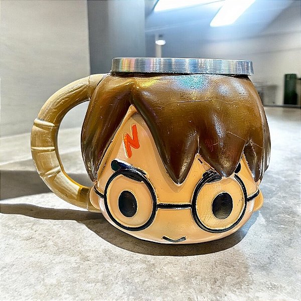 Caneca de Resina Harry Potter Head