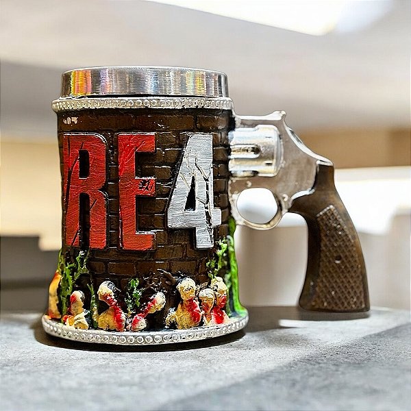 Caneca de Resina Resident Evil 4