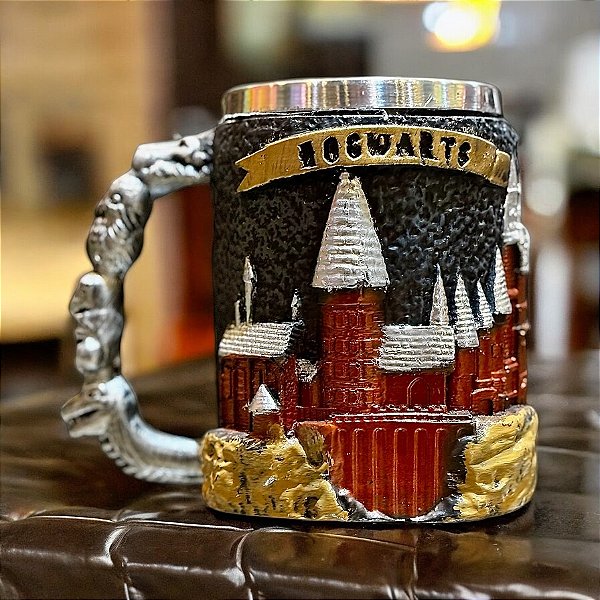 Caneca de Resina Hogwarts