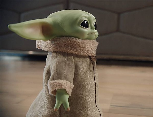 Boneco Star Wars Grogu Baby Yoda Com Controle Remoto