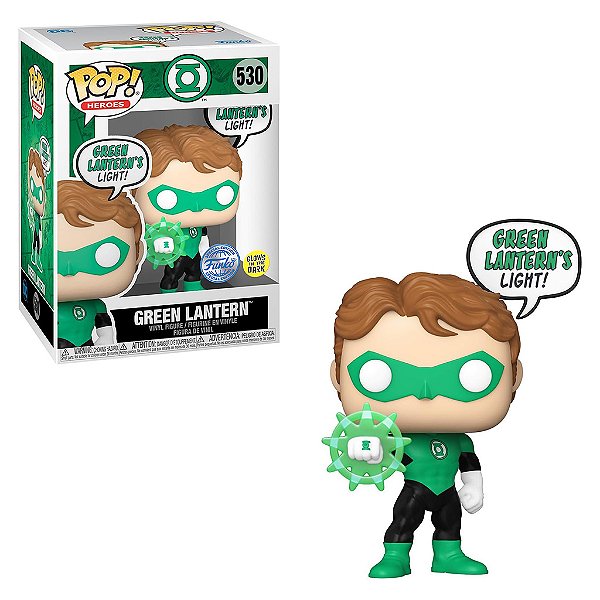 Funko Pop Horoes DC Green Lantern 530 (Glows in The Dark)