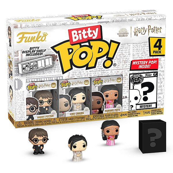 Funko Bitty Pop Harry Potter Harry Potter, Cho, Parvati + surpresa