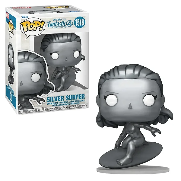 Funko Pop Marvel Quarteto Fantástico Surfista Prateada 1518