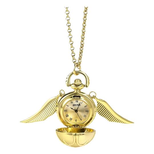 Colar Pomo de Ouro Relógio
