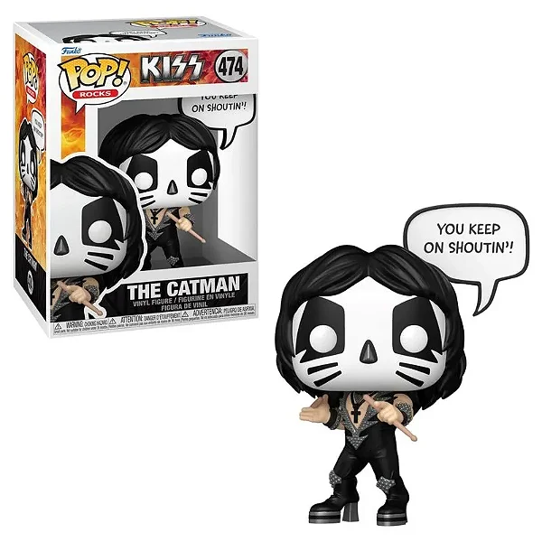 Funko Pop Rocks Kiss Saying Peter Criss (The Catman) 474