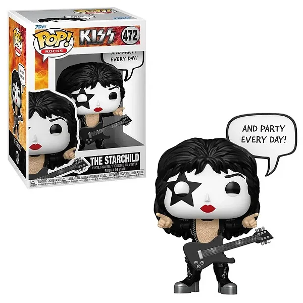 Funko Pop Rocks Kiss Saying Paul Stanley (The Starchild)  472