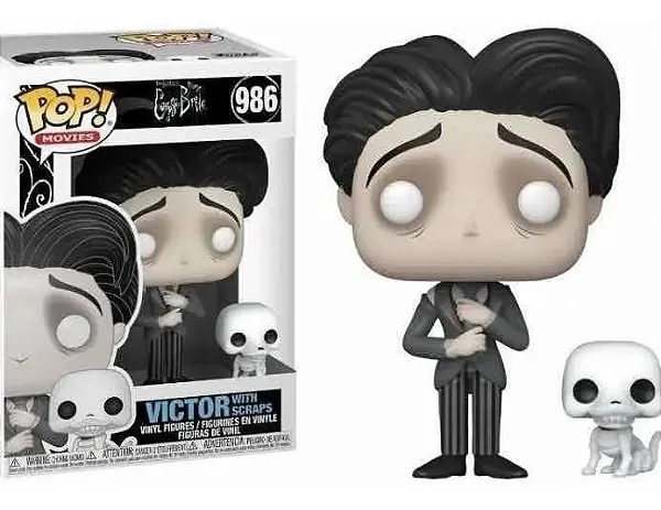 Funko Pop Corpse Bride Victor w/scraps 986