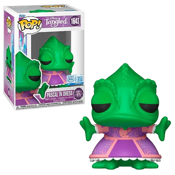 Funko Pop Disney Enrolados Pascal de Vestido 1643