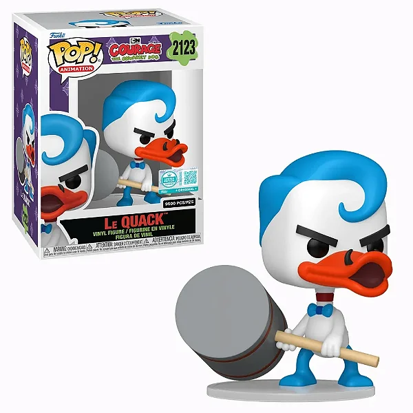 Funko Pop Coragem o Cão Covarde - Le Quack 2123