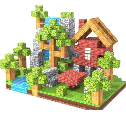 Blocos Magnéticos Minecraft 50 pçs