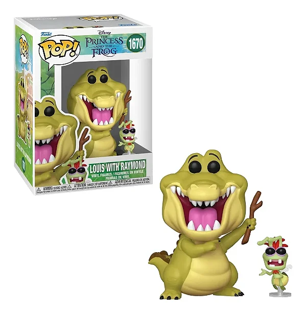 Funko Pop Disney Princess and the Frog Louis With Raymond 1670